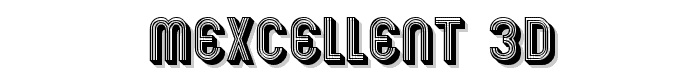 Mexcellent 3D font